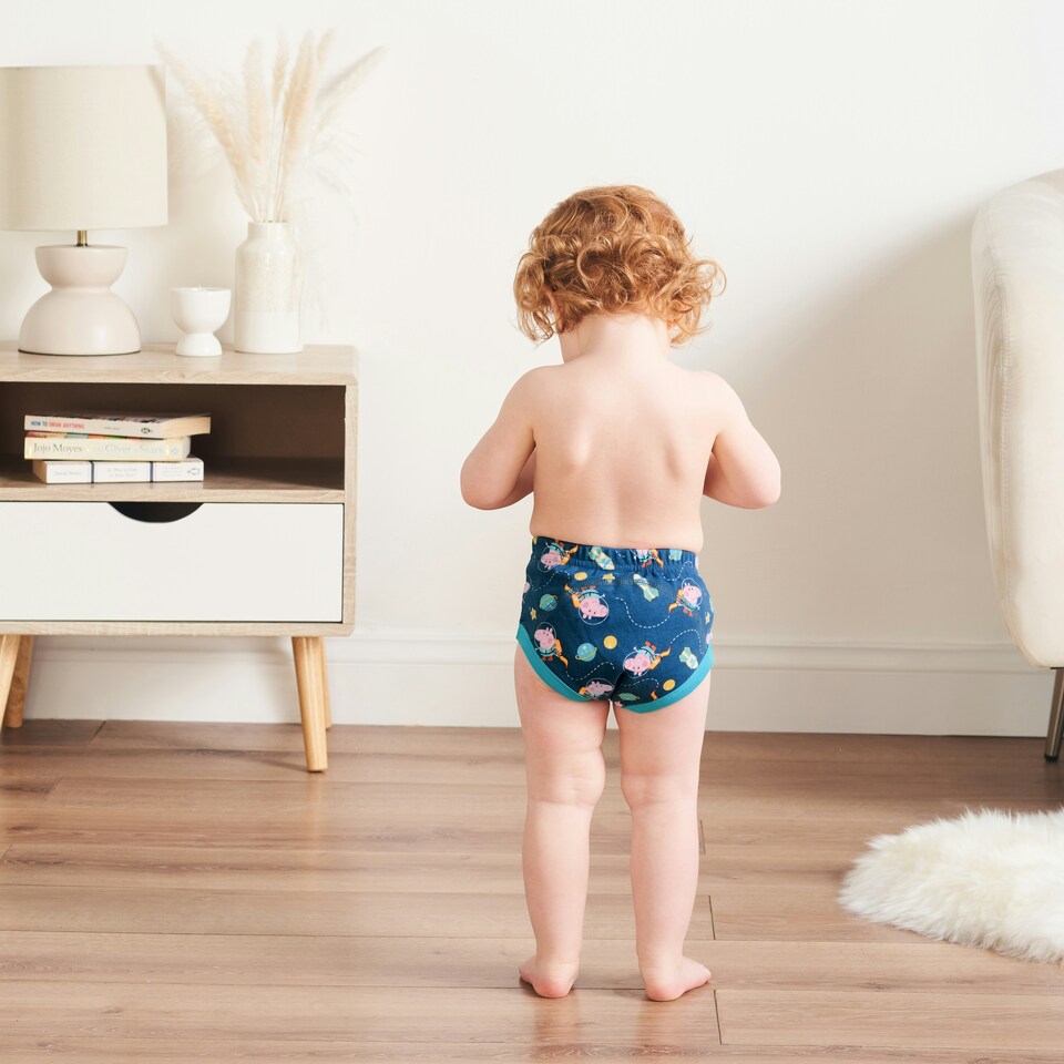 image 1 of Peppa Pig 3 Pack Reusable Potty Training Pants 18-24Months Blue