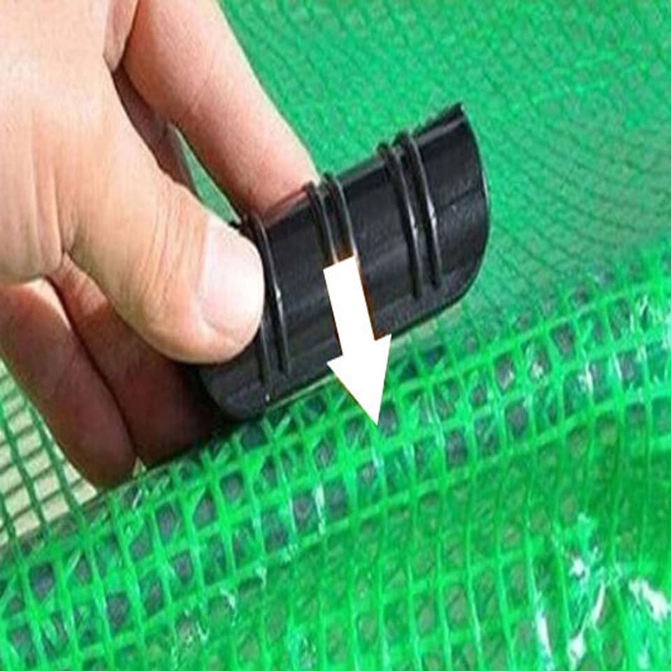image 1 of 20 Pack 25mm Pro+ Polytunnel Greenhouse Cover Clamps