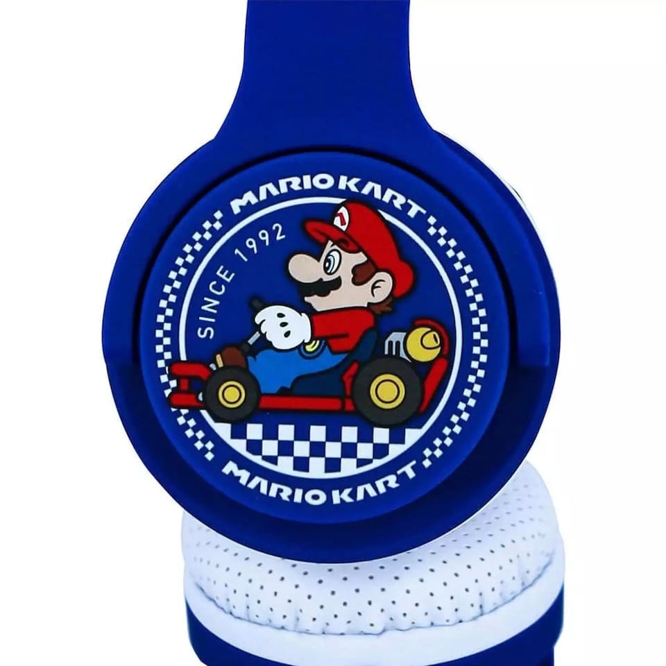 image 1 of Mario Kart Kid's Wireless Headphones with Microphone | Blue