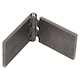 image 2 of 4 Pack Steel Butt Hinges Weld-On Extra Heavy Duty Industrial 50x161mm Silver