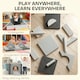 image 8 of AIYAPLAY Kids Play Sofa, 12 Pieces Foam Modular Convertible Sofa | Grey | Light Grey | 130 x 105 x 41 cm