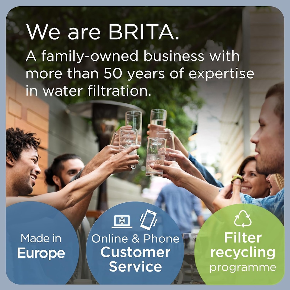 image 1 of BRITA Marella Water Filter Jug White (2.4L) Half Year Pack incl. 6x MAXTRA PRO Pure Performance Cartridge