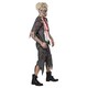 image 3 of High School Horror Zombie Schoolboy Fancy Dress Costume Adult Mens Small