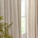 image 3 of Yard Hebden Striped Cotton Natural Pencil Pleat Curtains 168 x 183cm
