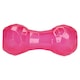 image 2 of Pink Biosafe Puppy Treat Dispenser Dumbbell Dog Puppy Toy