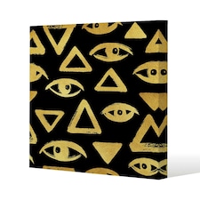 Eyes & Pyramids (Canvas Print) 61 x 61 x 4cm