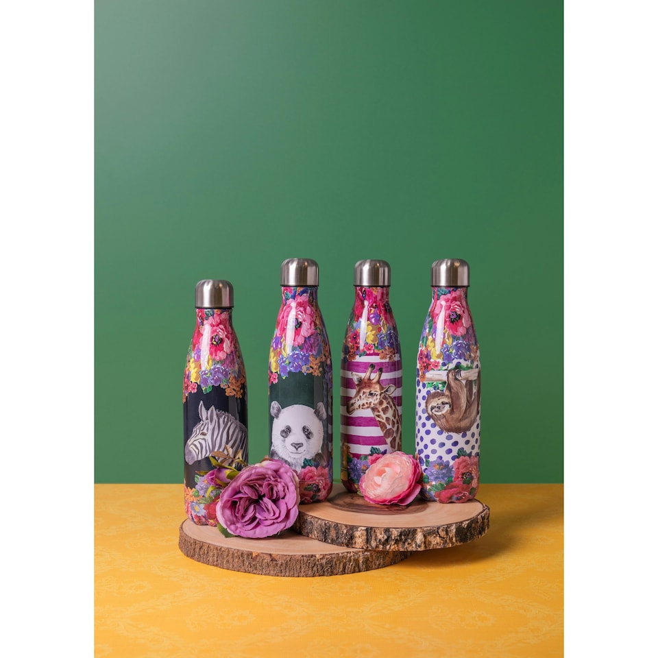 image 1 of Mikasa Water Bottle Sloth Stainless Steel 500ml Multi | One Size