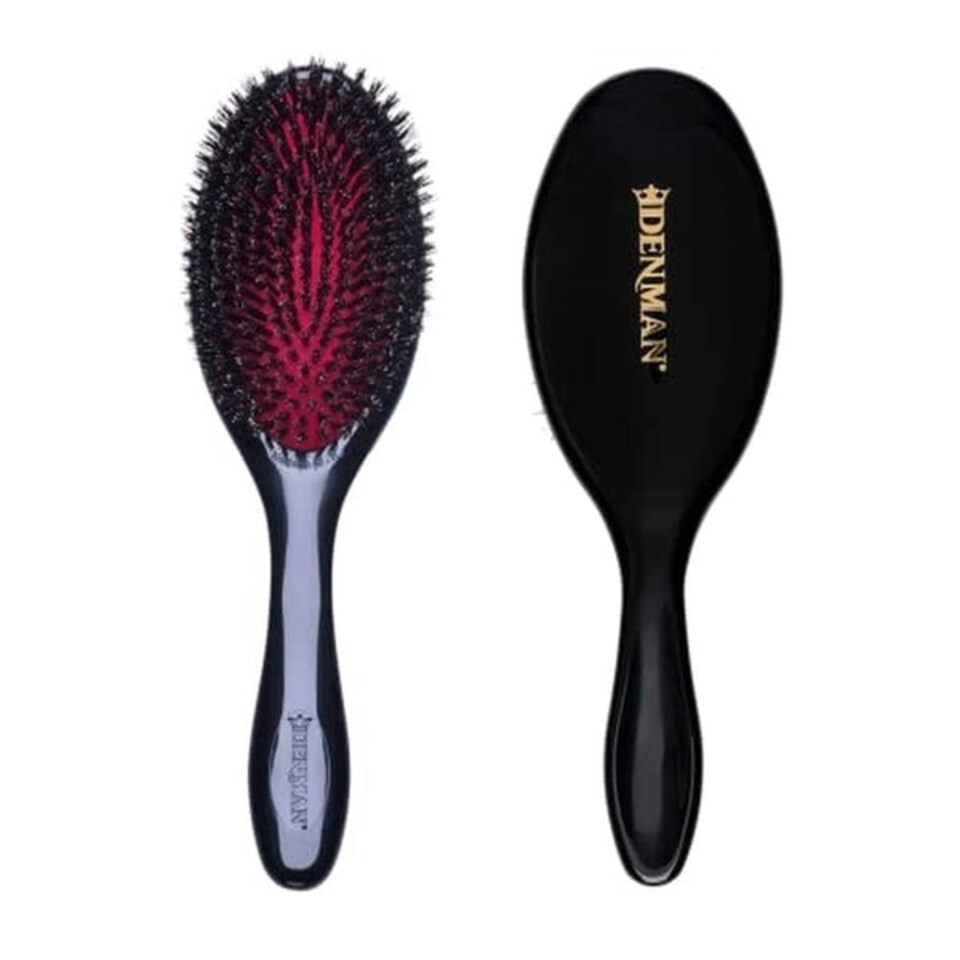 image 1 of Denman Natural Bristle Cushion Brush D82M