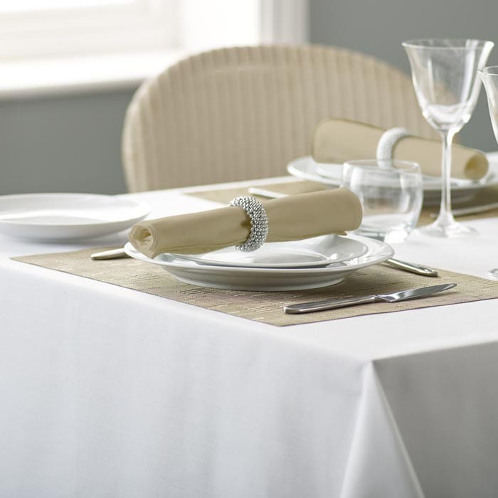 Vision Polyester Plain Coloured Napkin in Tan | Size: 41 cm x 41 cm
