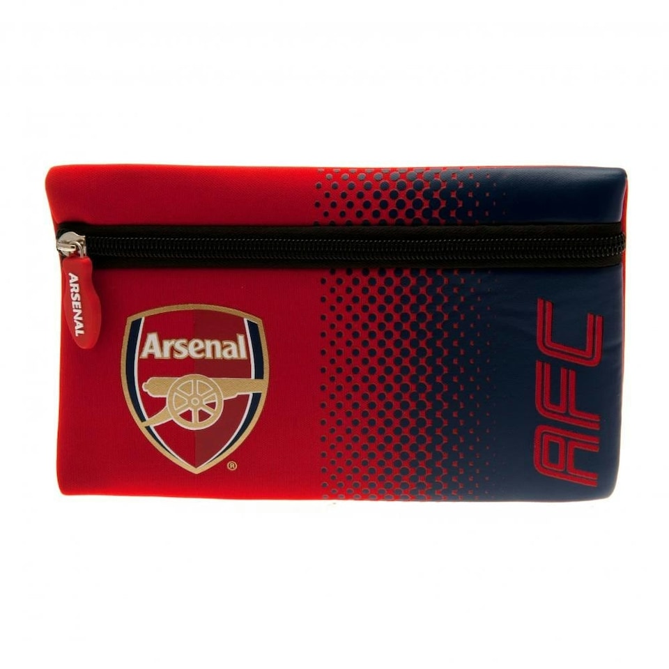 image 1 of Arsenal FC Pencil Case - Red/Blue - One Size