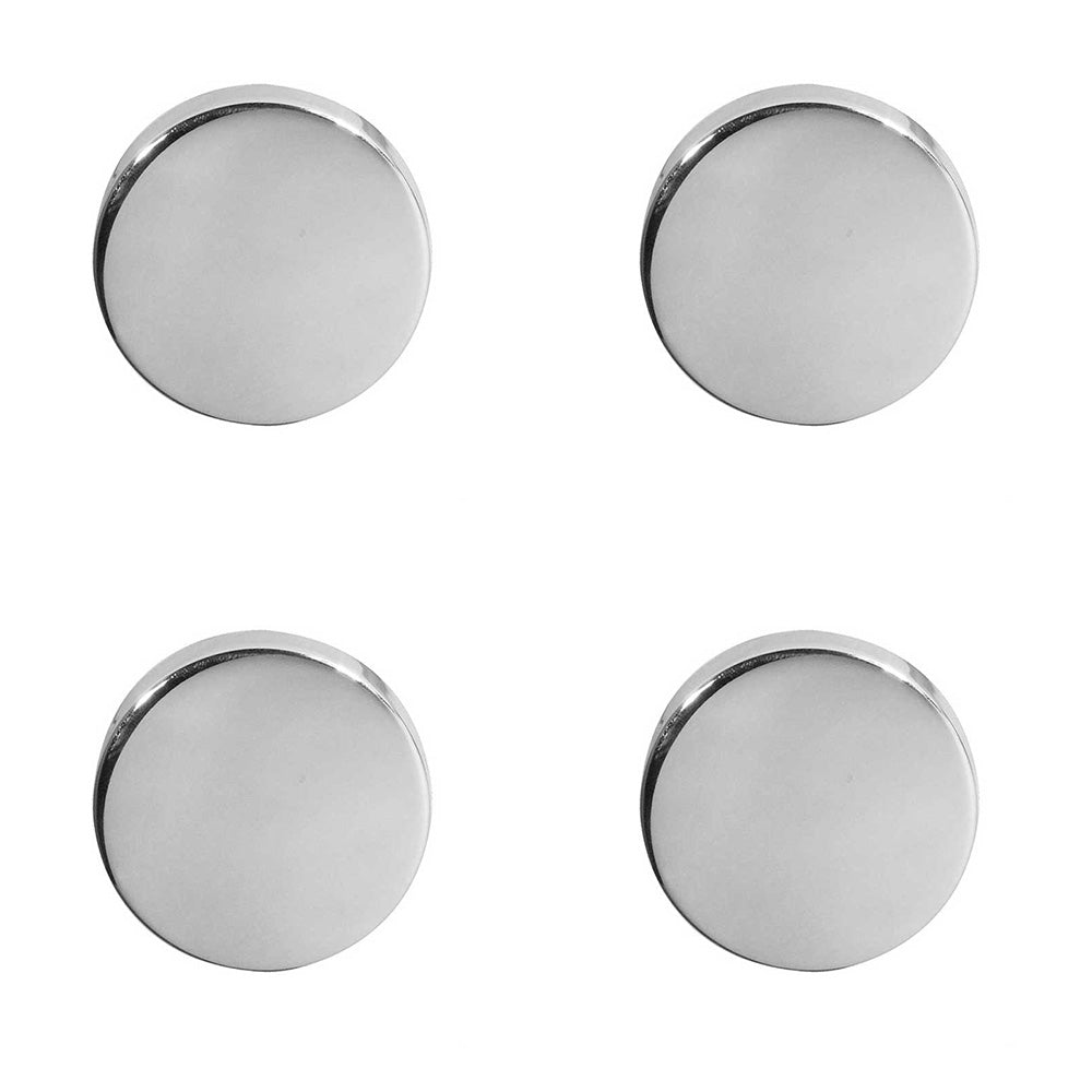 4 PACK High-Quality Polished Stainless Steel Escutcheons 52x8mm Grade 304 - Key Hole Cover