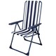 image 2 of Folding Chair Aktive Striped White Navy Blue 46 x 101 x 59 cm (4 Units) N/A