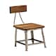 image 1 of Interiors by Premier Industrial Chair, Blend Industrial Chic and Comfort with this Wood and Metal Chair, Mid Century Chair