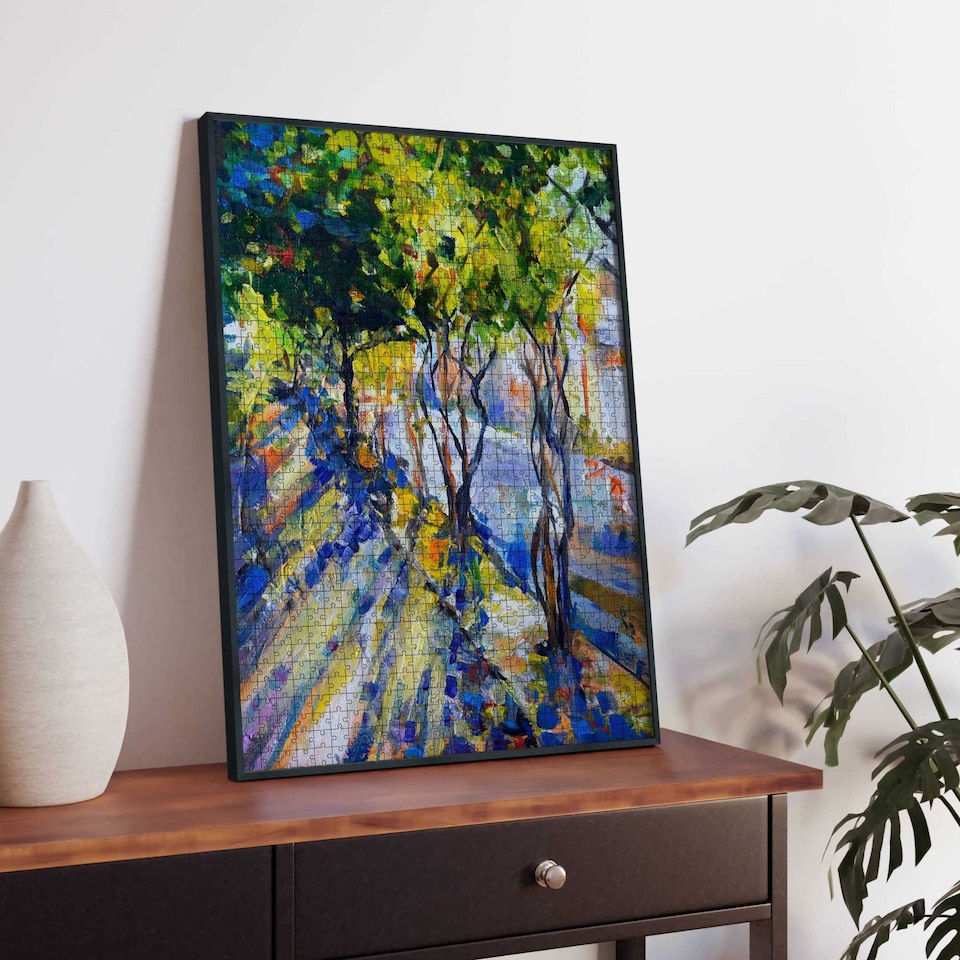 image 1 of Nielsen Puzzle Frame 50 x 70 cm with Shatterproof Glazing - Black - 50cm x 70cm