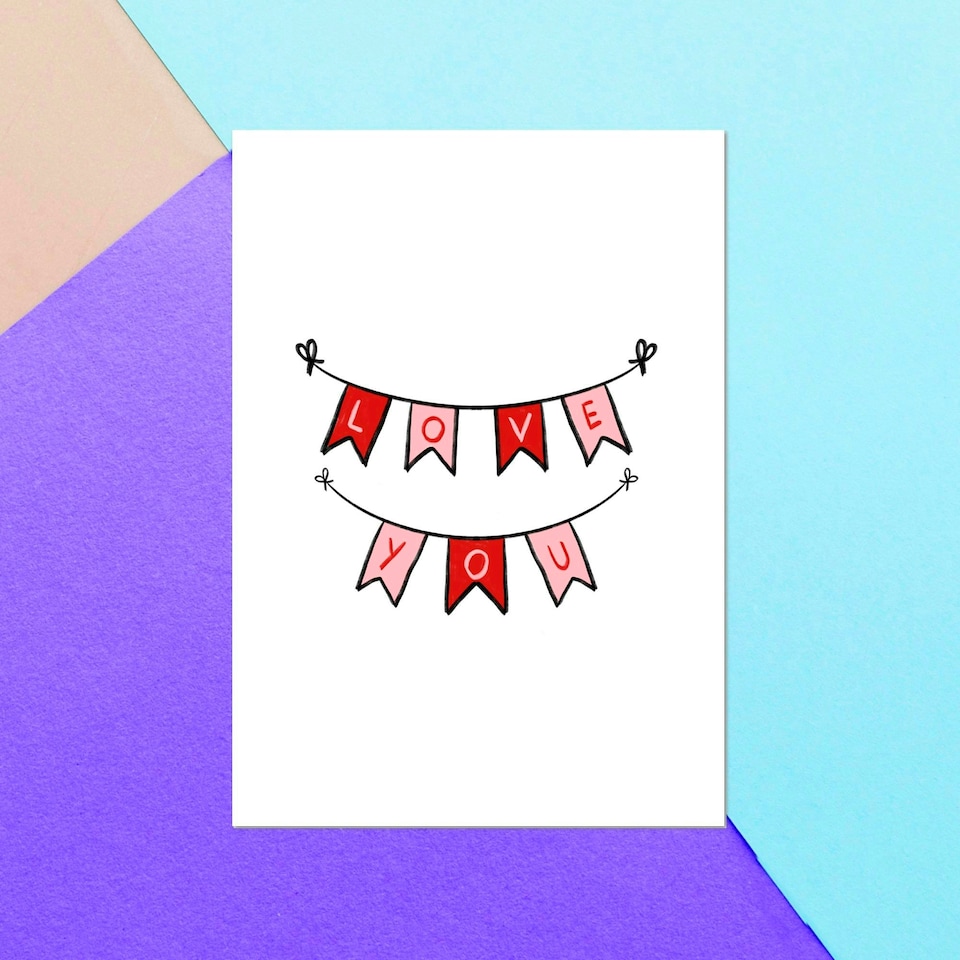 Love You Greetings Card