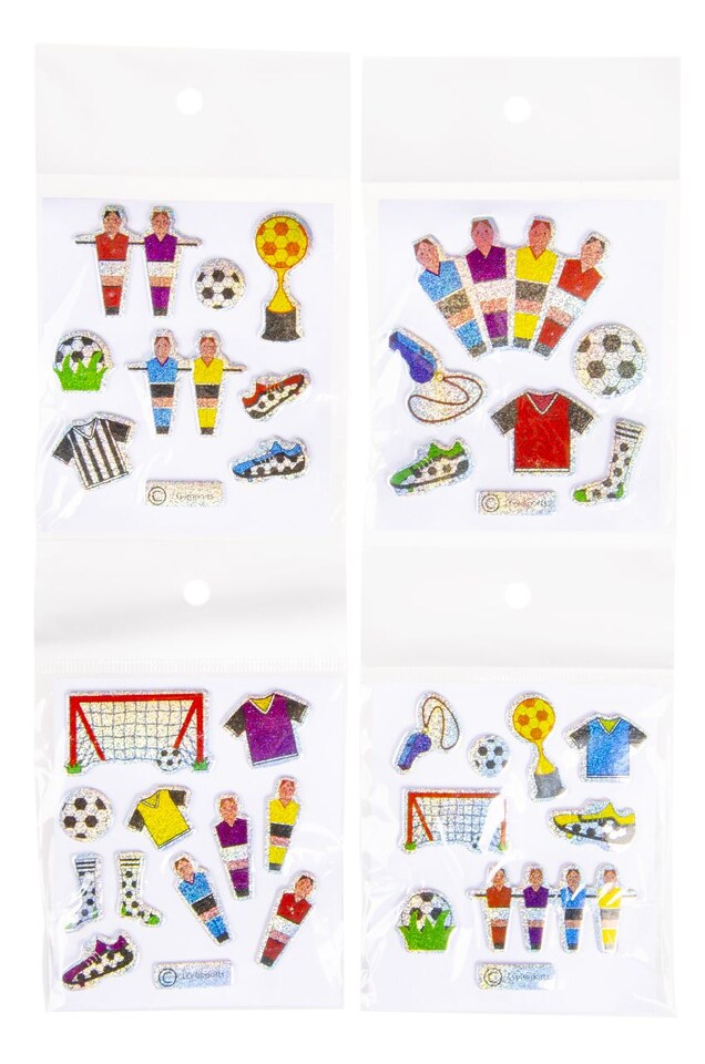 image 1 of Shiny Football Stickers
