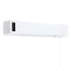image 1 of ValueLights Horizon Matte White IP44 Rated Bathroom Shaver Pull Cord LED Wall Light | White
