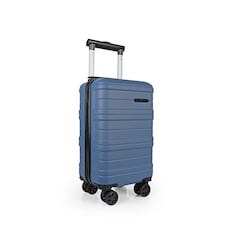 ABS Cabin Luggage 40×25×20 Lightweight Carry-On with TSA Lock | Blue | Harbour Blue | Cabin Bag