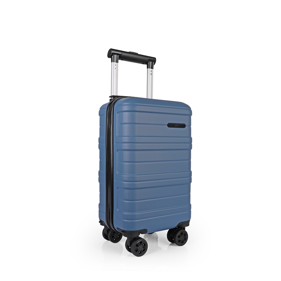 image 1 of ABS Cabin Luggage 40×25×20 Lightweight Carry-On with TSA Lock | Blue | Harbour Blue | Cabin Bag