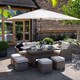 image 1 of Primrose Living Classic Rattan 8 Seater Sofa Set with Rising Table in Natural