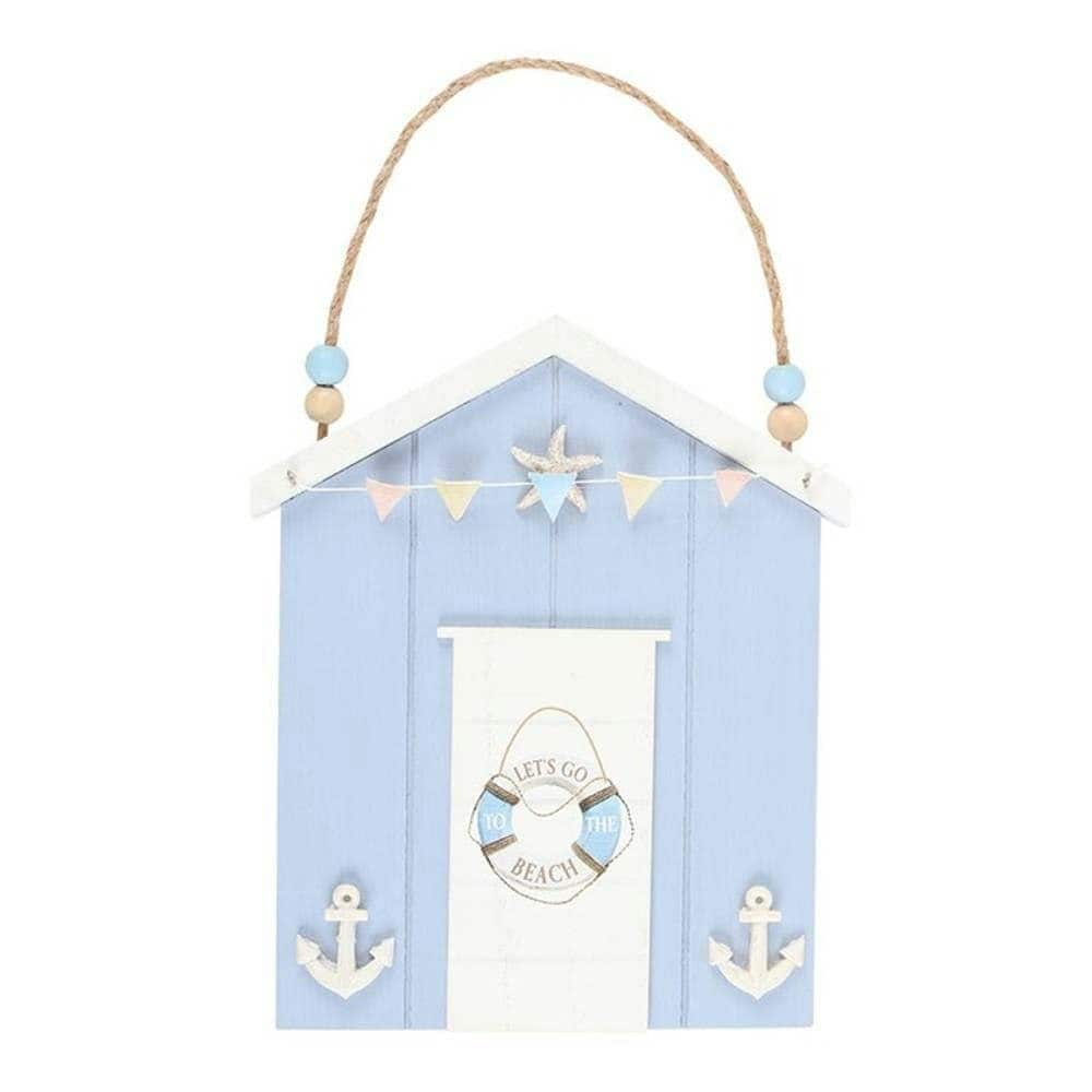 Something Different Life Ring Beach Hut Hanging Decoration - Blue - One Size