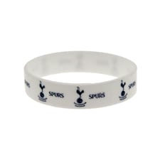 Tottenham Hotspur FC Official Football Silicone Wristband - White - One Size