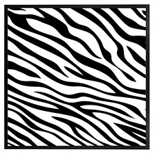 Zebra print (Picture Frame) Black | S