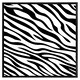 image 1 of Zebra print (Picture Frame) Black | S