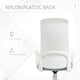 image 5 of Vinsetto High-Back Home Office Chair Height Adjustable Elastic Desk Chair Grey