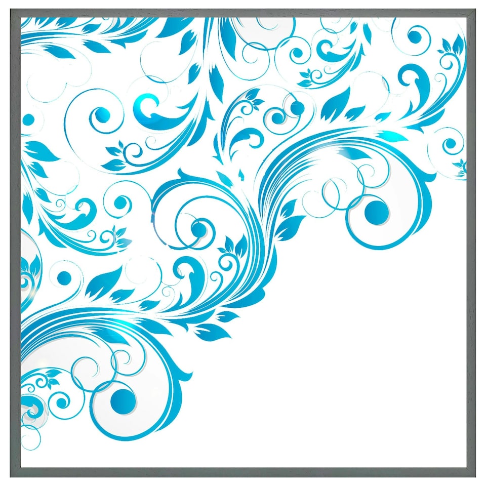 image 1 of Swirls (Picture Frame) Grey | XS