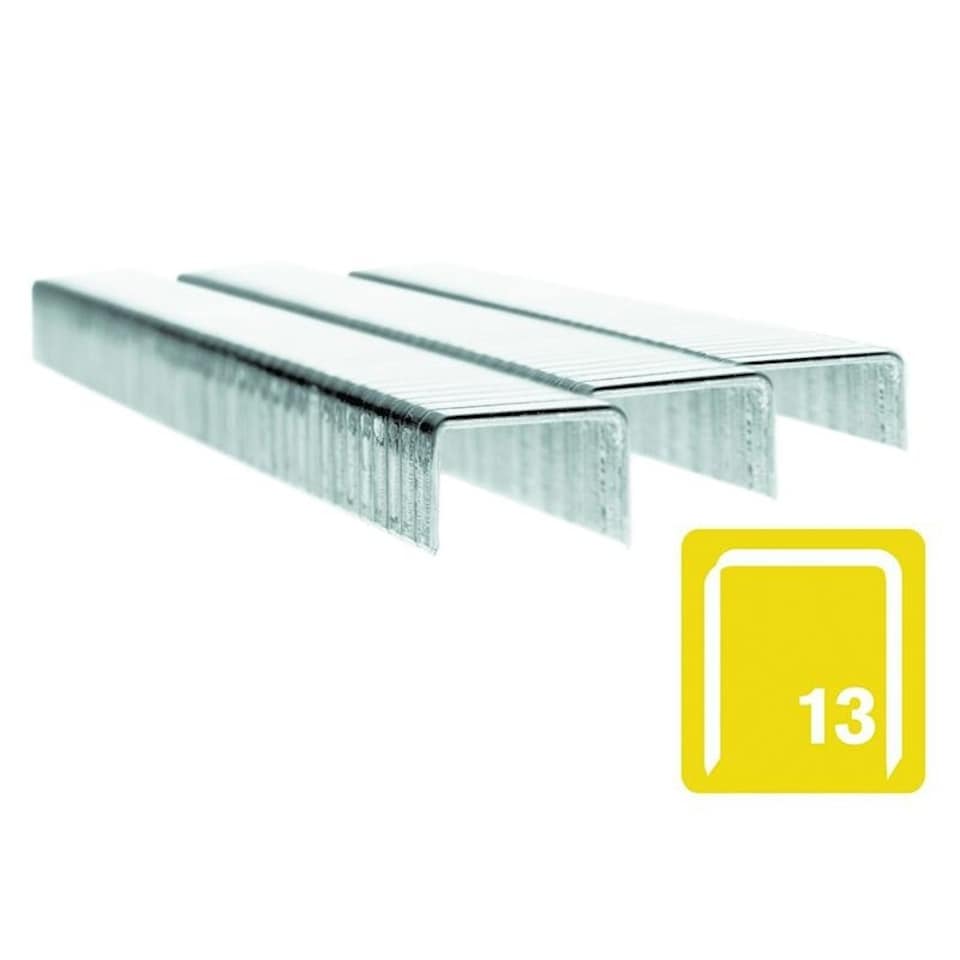 Rapid 13/6 6mm Stainless Steel 5m Staples (box 2500) - Multi Colour - 6mm leg length
