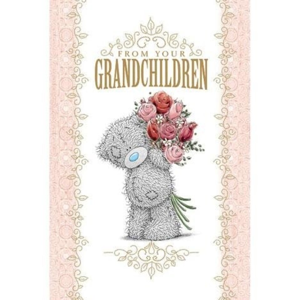 image 1 of From Your Grandchildren Me to You Bear Mothers Day Card