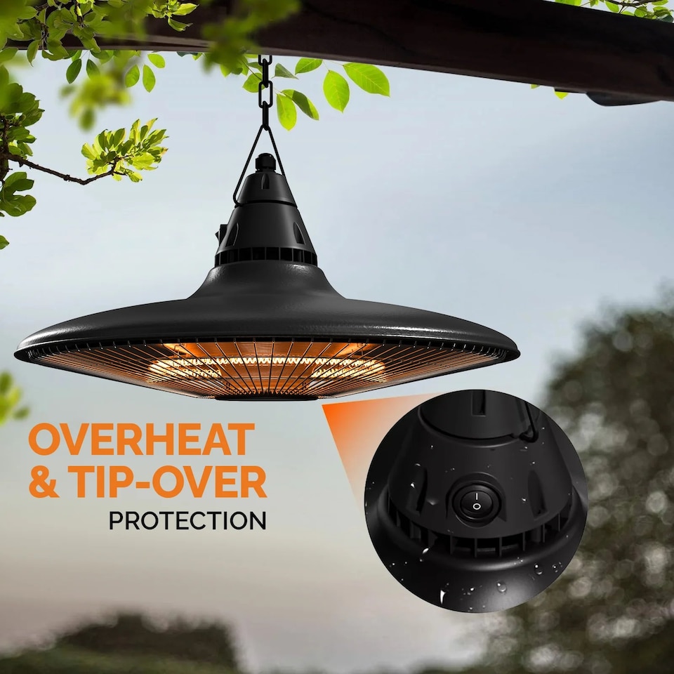 image 1 of Senelux IP65 Hanging Patio Heater