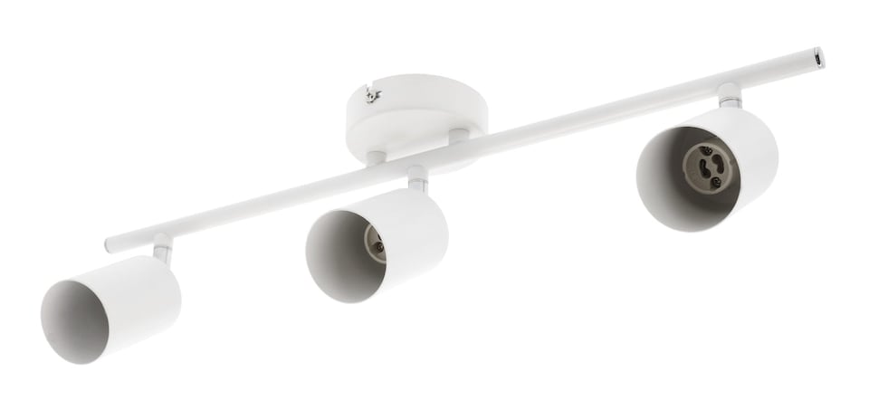 image 1 of CGC Lighting JACK 3-Head GU10 White Ceiling and Wall Spotlight Bar | White | White | Length: 50 cm, Height: 17 cm, Depth: 6 cm