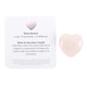 image 3 of Something Different I Love You Rose Quartz Heart Crystal - Pink - One Size