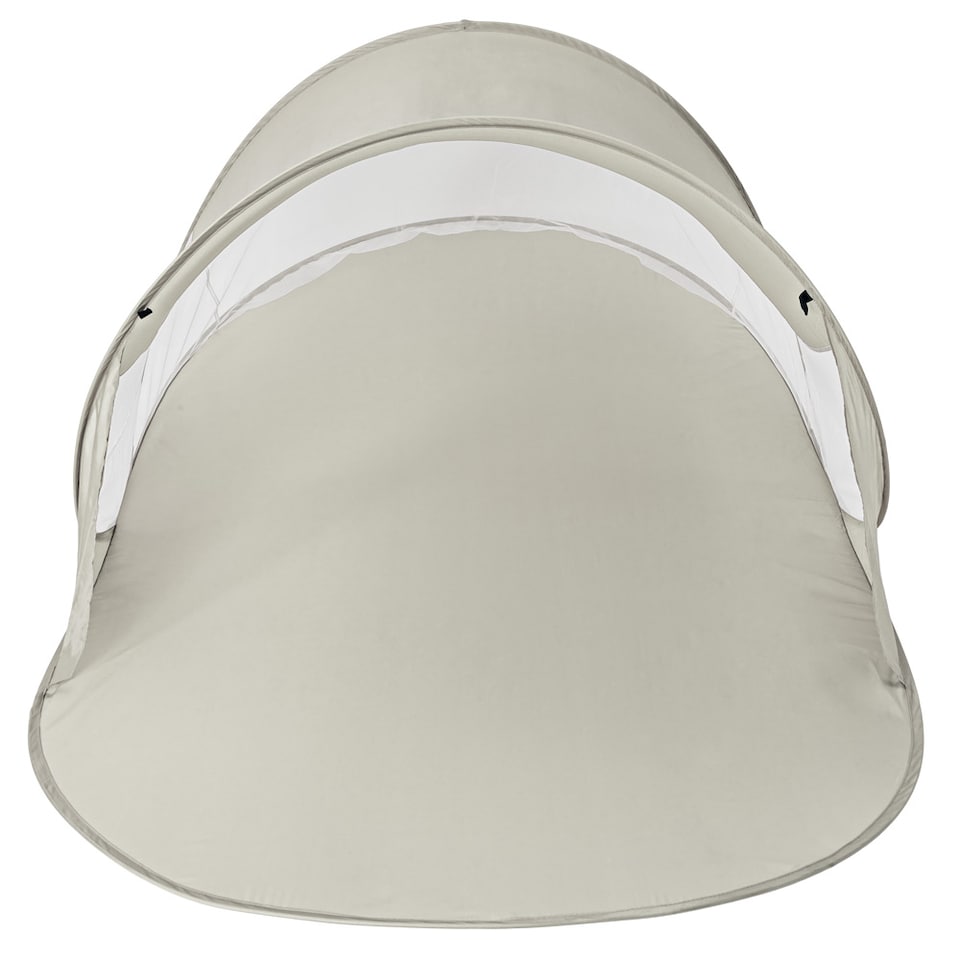 image 1 of Tent Angelika - pop-up beach shelter, fiberglass poles | Grey | grey | 245 x 145 x 95 cm | 1