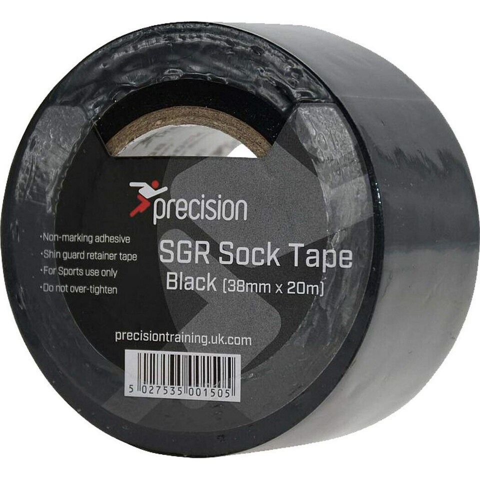 image 1 of Precision Sgr Sock Tape 38mm (Pack Of 5) (Black)