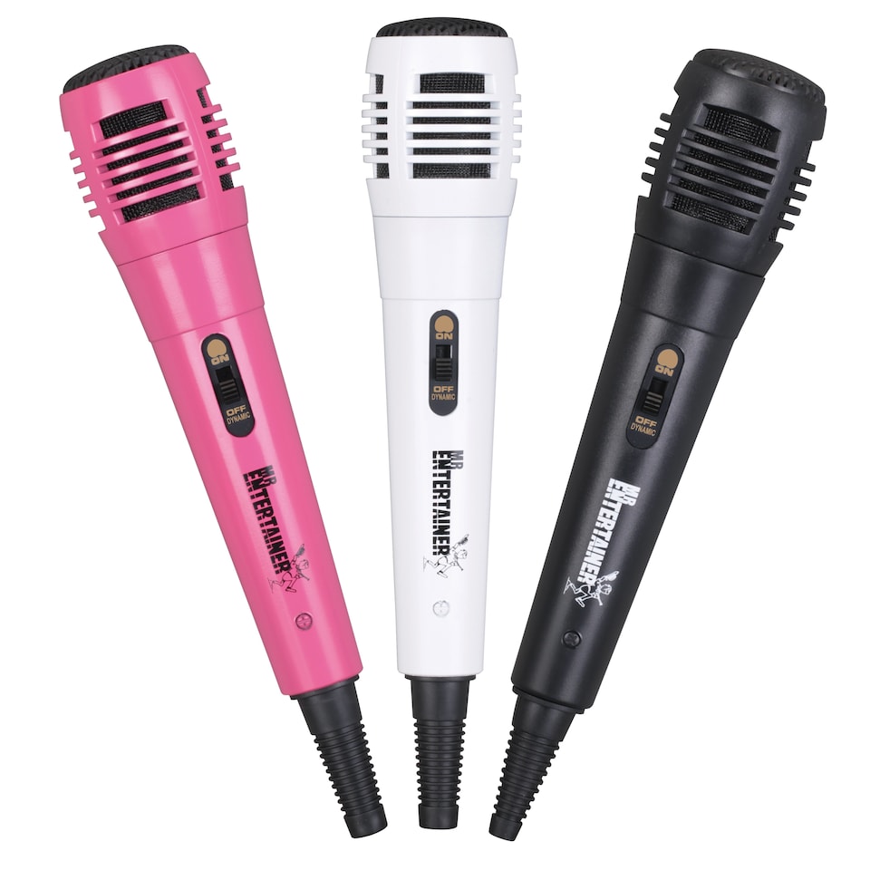image 1 of Mr Entertainer Dynamic Wired Karaoke Microphone - Black