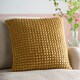 image 1 of Appletree Bobble Filled Cushion Ochre
