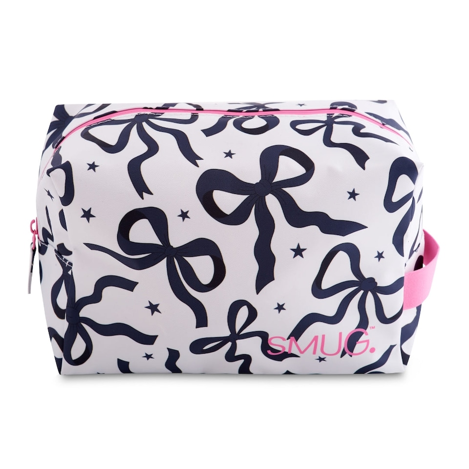 image 1 of SMUG Wash Bag - Bows Print