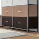 image 9 of HOMCOM Chest of Drawers for Bedroom, Fabric Dresser, 10 Drawer Storage Organizer Unit with Foldable Drawers and Steel Frame, Multicolour