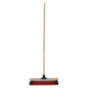 image 2 of Charles Bentley 16" Outdoor Utility Broom with Scraper