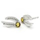image 6 of Harry Potter Golden Snitch Stud Earrings with Crystal Elements - BHPSE004