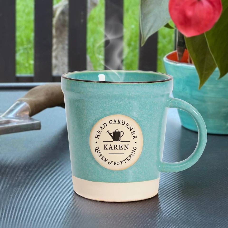 image 1 of Gardeners Plant Pot Inspired Mug Karen