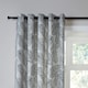 image 2 of Fusion Matteo Eyelet Curtains Black