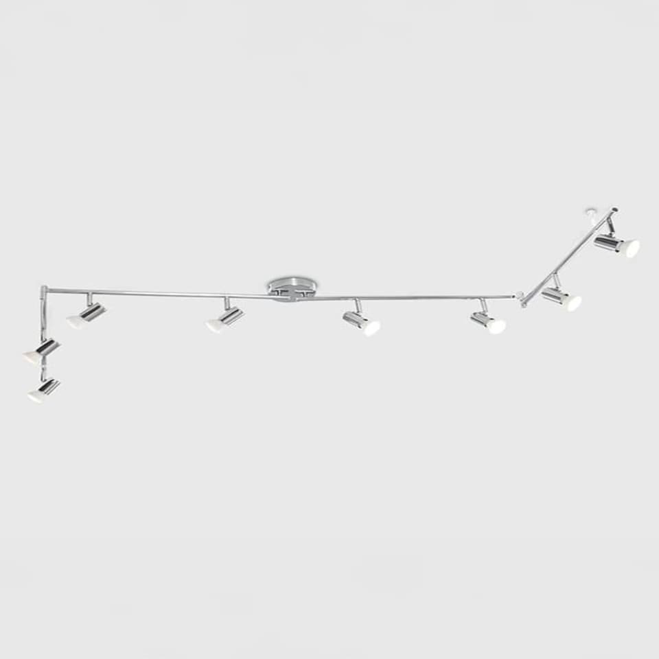 image 1 of ValueLights Consul 8 Way Flexi Z Spotlight Chrome | Chrome