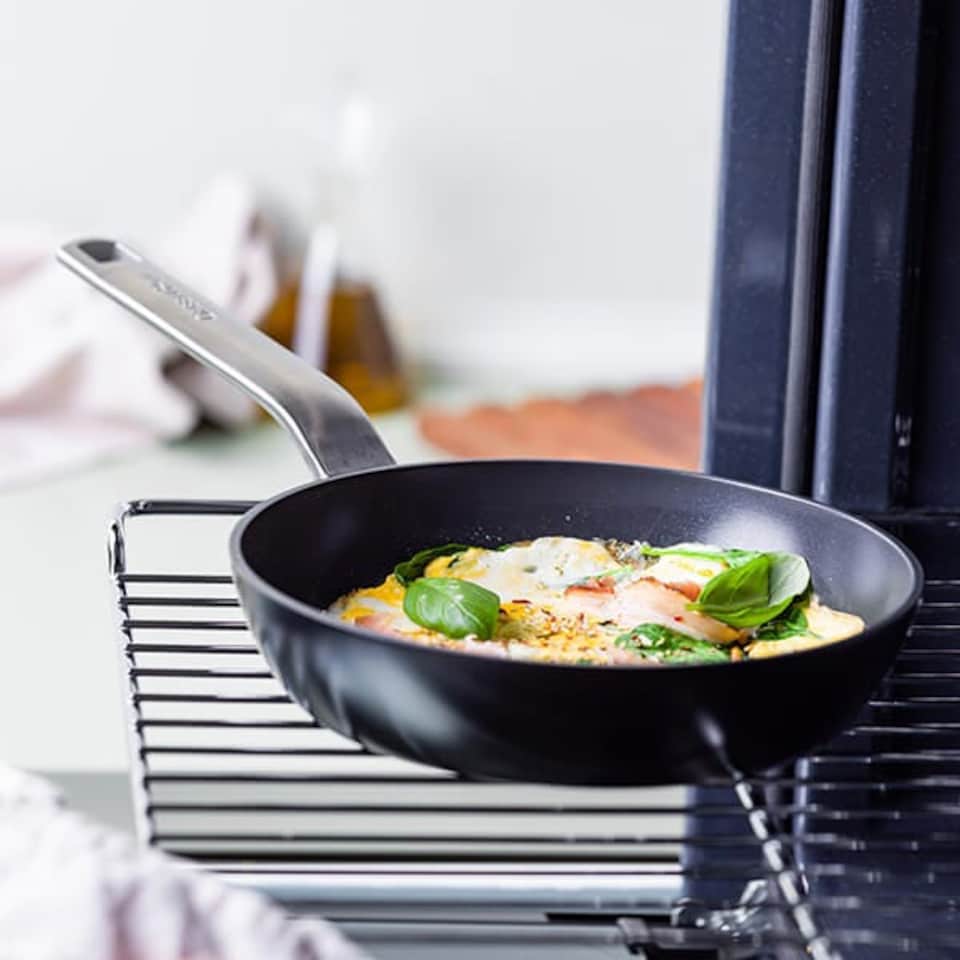 image 1 of GreenPan Evolution 24cm Frypan Black