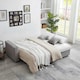 image 4 of Madrid Corner Chaise Lounge L Shape 3 Seater Sofa With With a Reversible Chaise & Pull Out Sofa Bed Grey