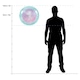 image 3 of Mermaid Shine Round Foil Helium Balloon 46cm / 18 in