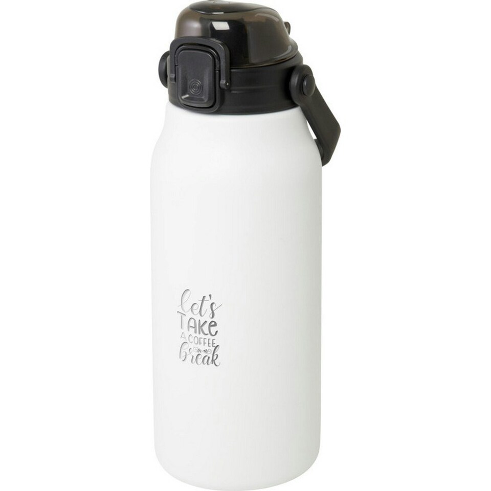 image 1 of Giganto Recycled Stainless Steel 1.6L Insulated Water Bottle - White - One Size